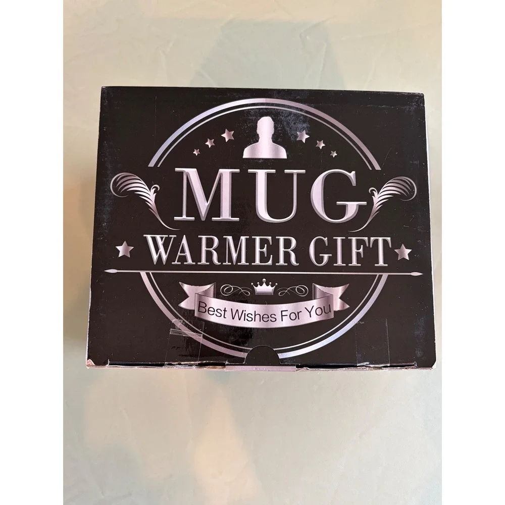 Funny Mug Warmer Set My Girlfriend Is Hotter Than My‎ Coffee Black Ceramic Gift